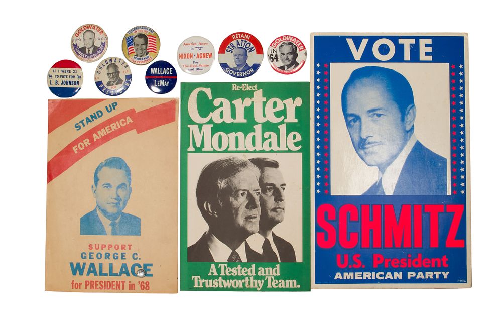 Lot 506: Political and Campaign Assortment