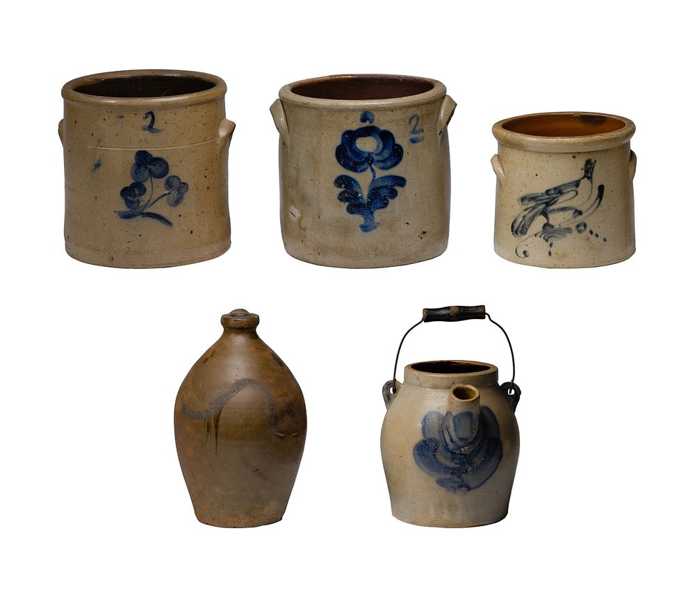 Lot 511: Stoneware Crock and Jug Assortment