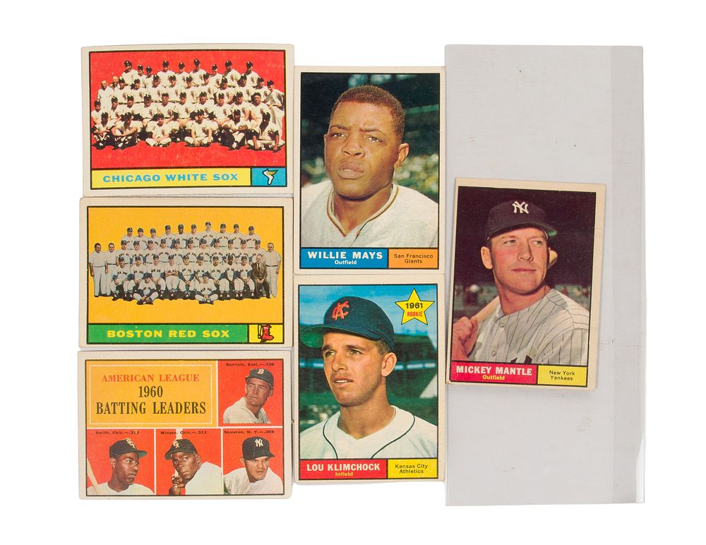 Lot 517: 1961 Topps Baseball Card Assortment