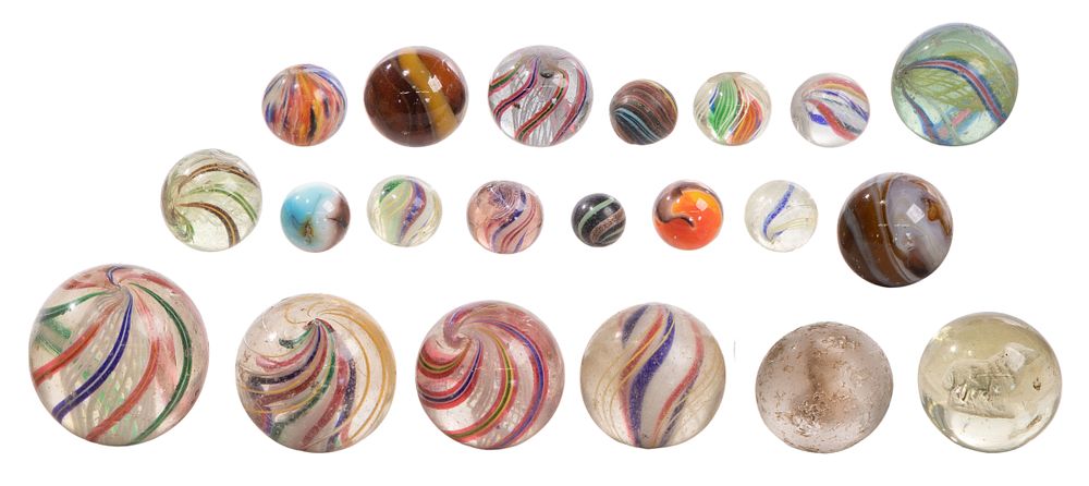 Lot 535: Glass Marble Assortment