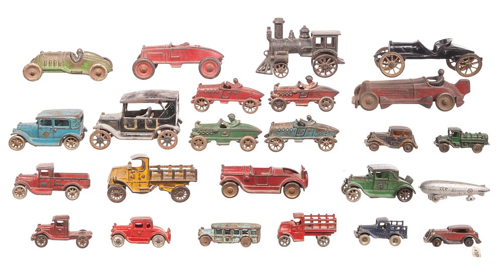 Lot 539: Cast Iron Toy Vehicle Assortment