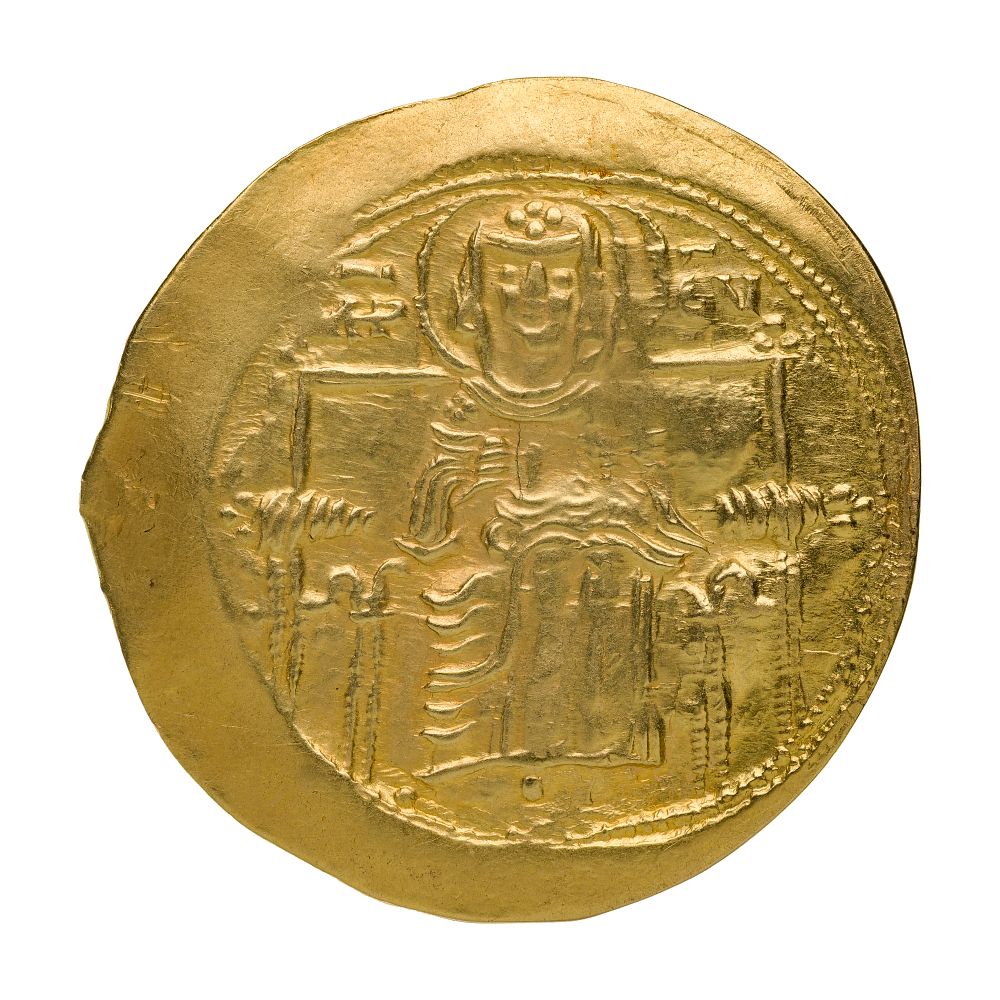 Lot 260: BYZANTINE EMPIRE Andronicus I, AD 1183-1185, AV Hyperpyron