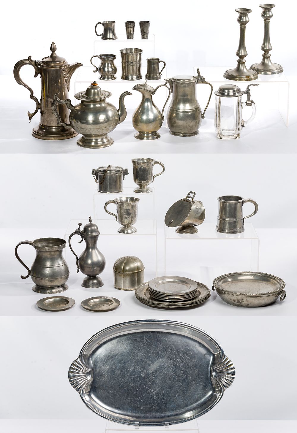 Lot 264: English Pewter Assortment