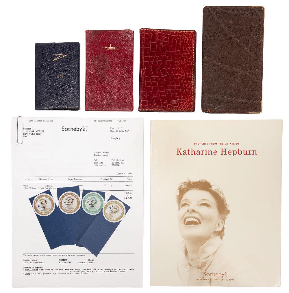 Lot 274: Katherine Hepburn Ephemera Assortment