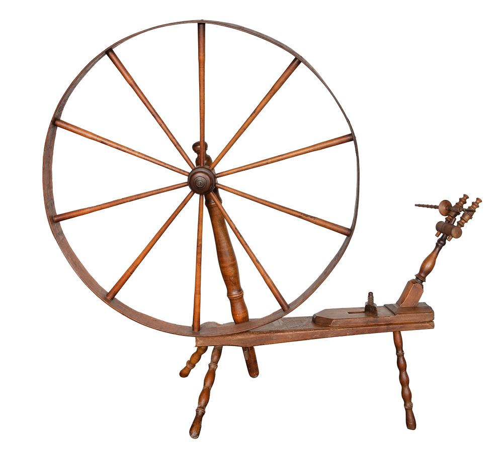 Lot 277: American Spinning Wheel