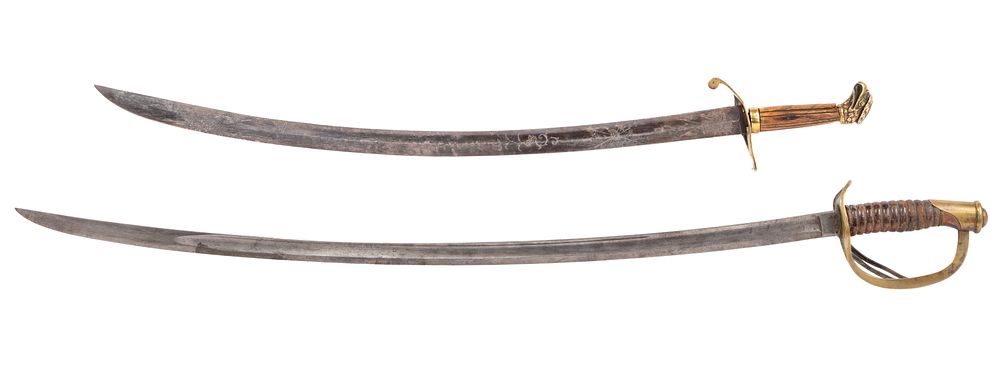 Lot 289: Model 1840 Ames Calvary Saber and Infantry Officers Swords