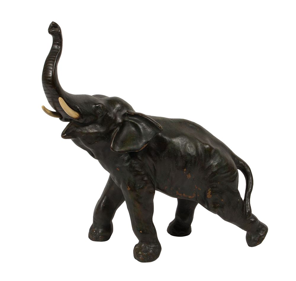 Lot 298: Japanese Meiji Bronze Elephant