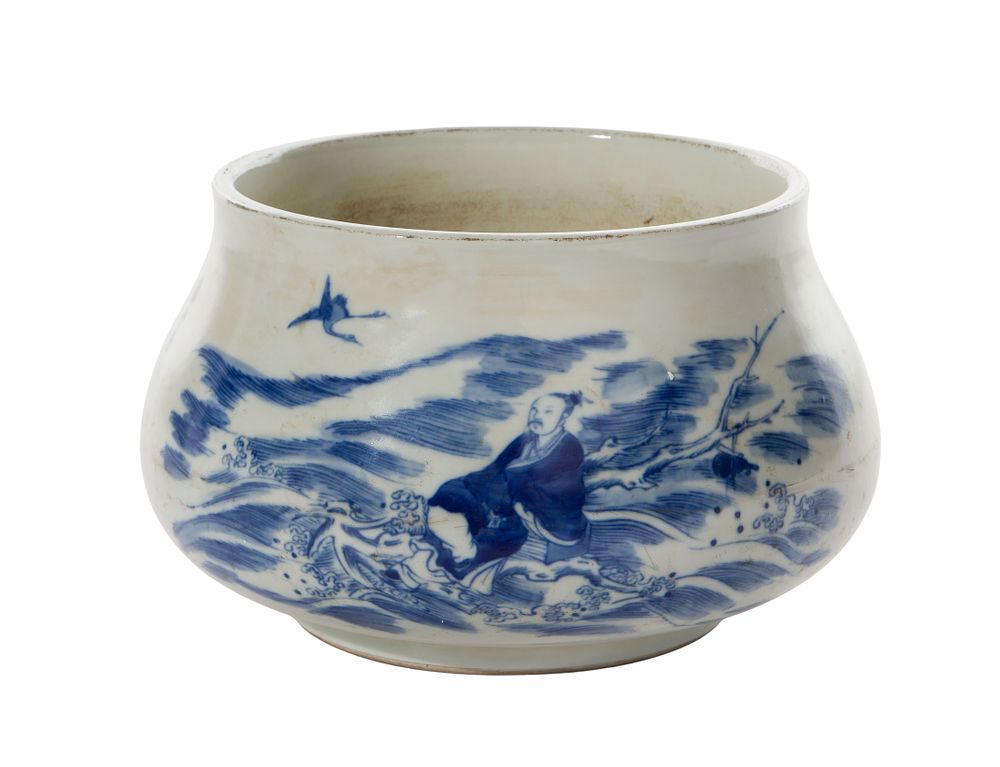 Lot 320: Chinese Blue and White Porcelain Bowl