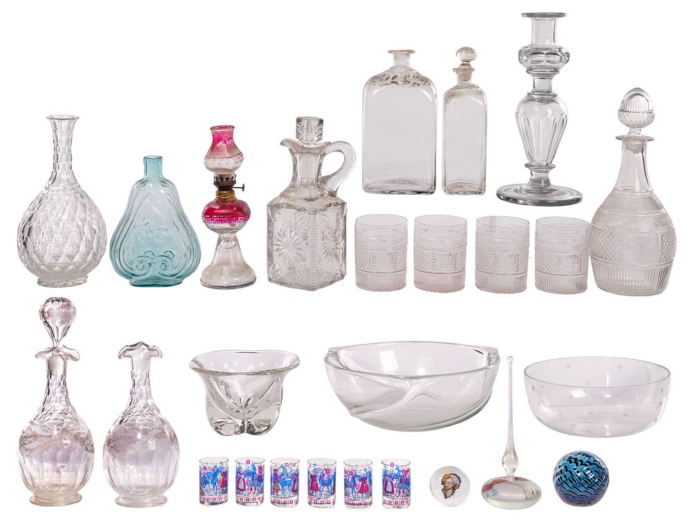 Lot 354: Crystal and Glass Assortment