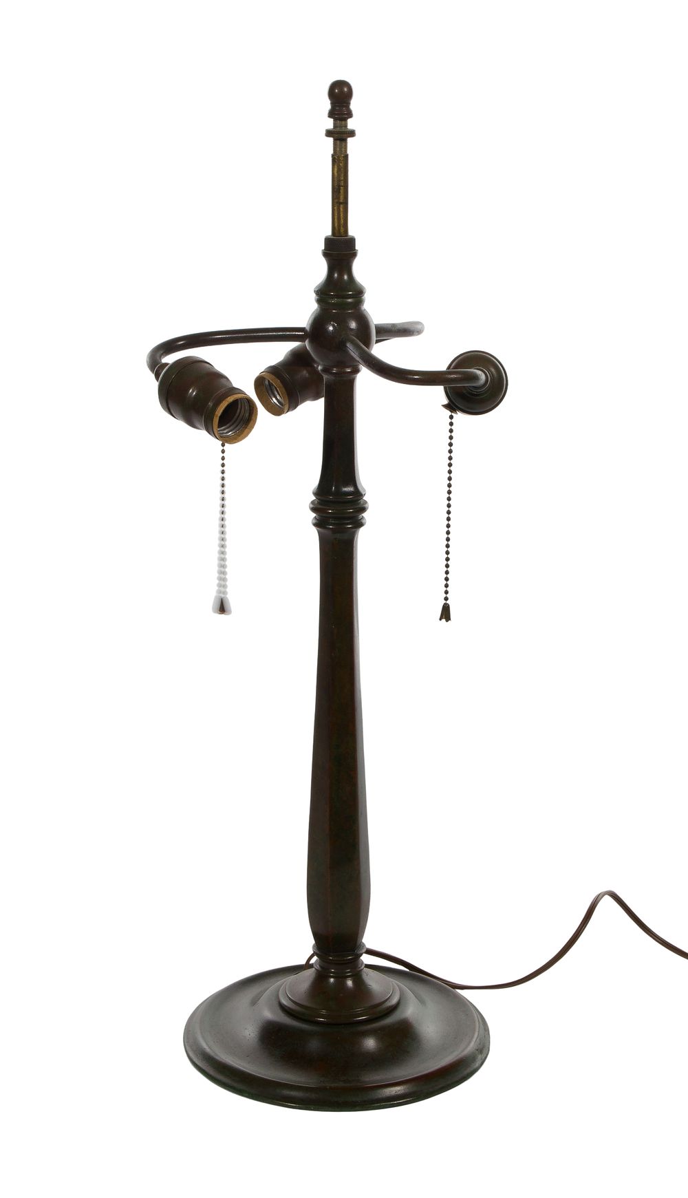 Lot 380: Arts and Crafts Style Bronze Table Lamp Base