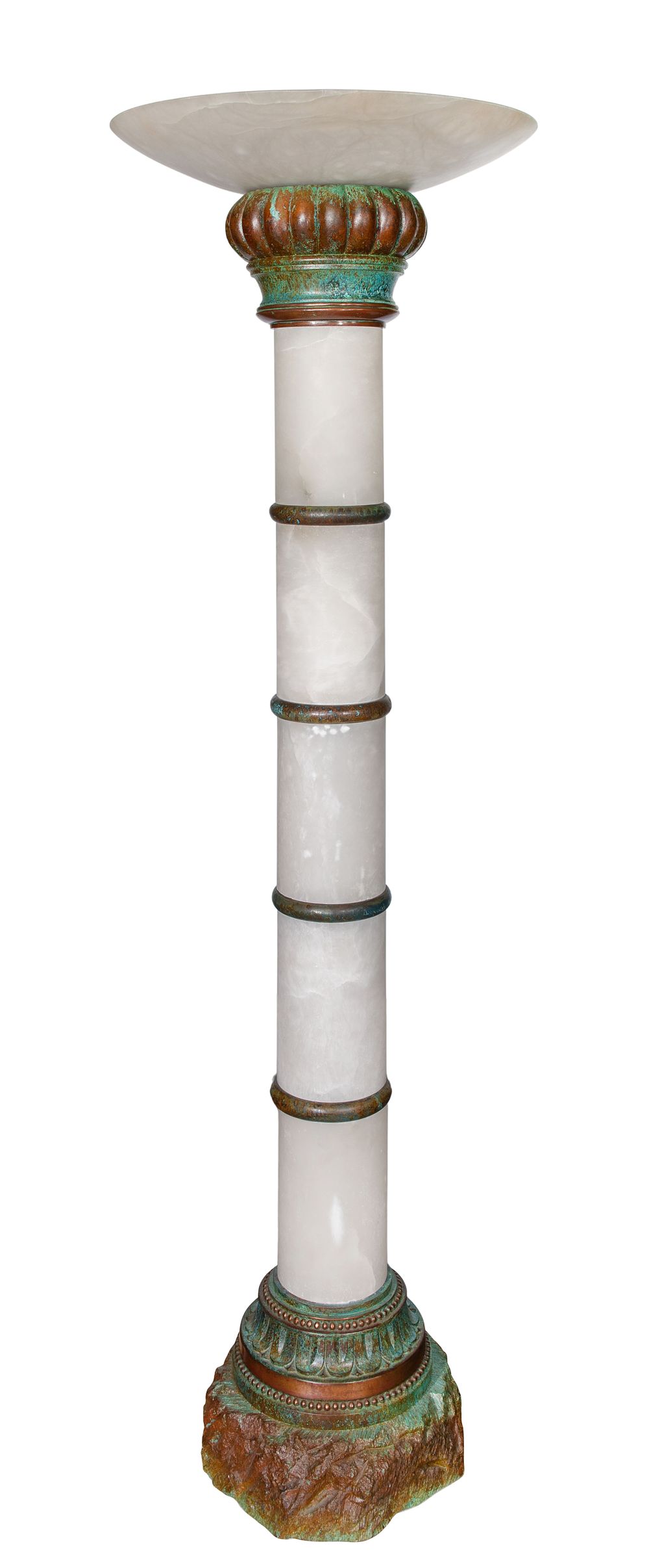 Lot 381: Torchiere Floor Lamp