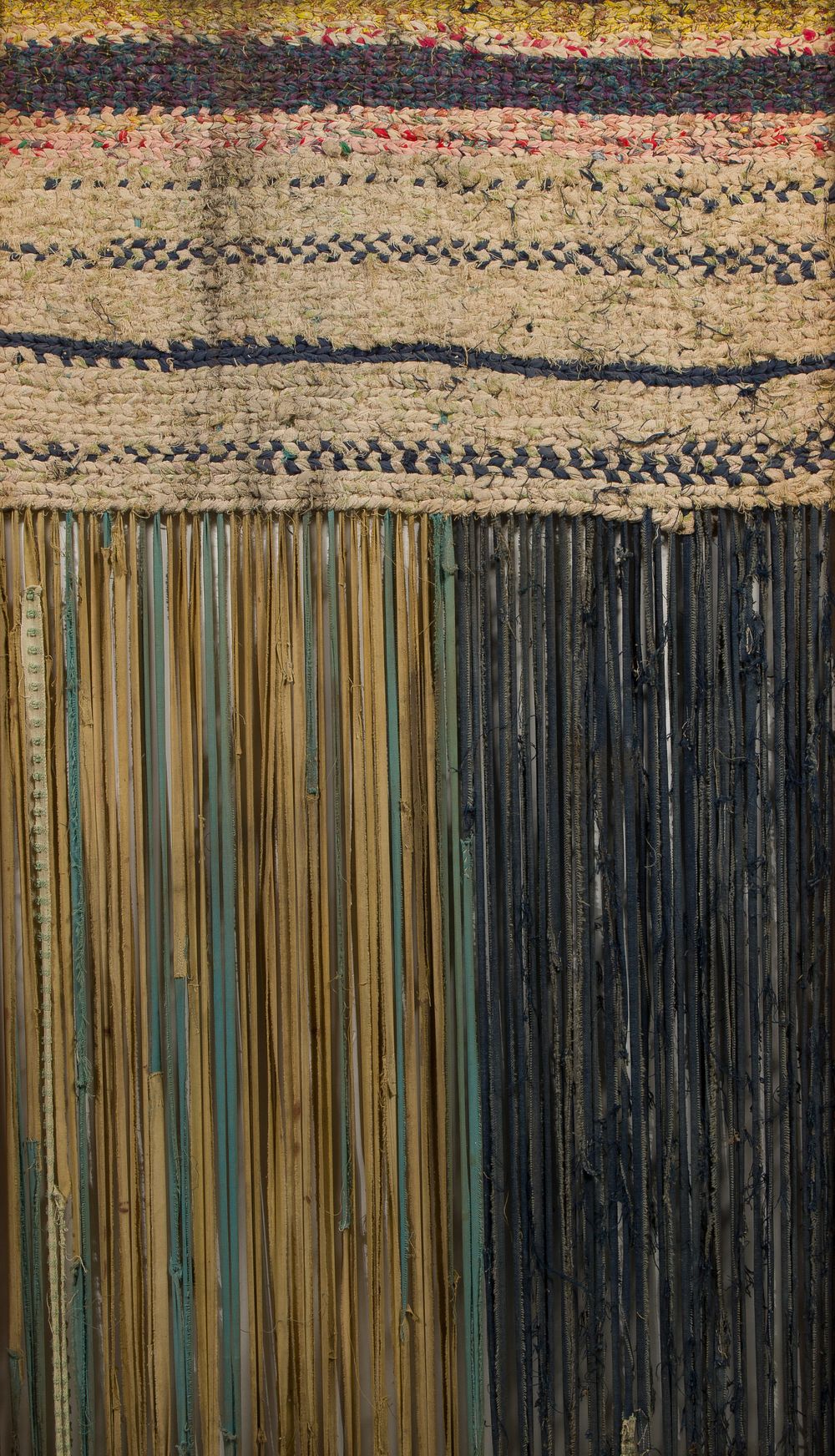 Lot 388: Framed Woven Fiber Art
