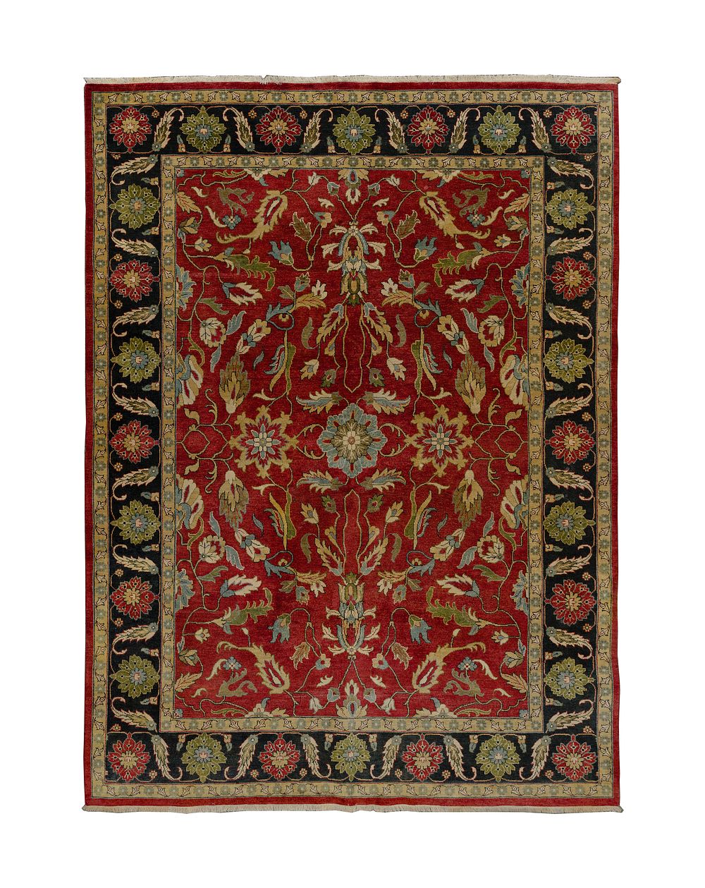 Lot 389: Persian Oushak Wool Rug