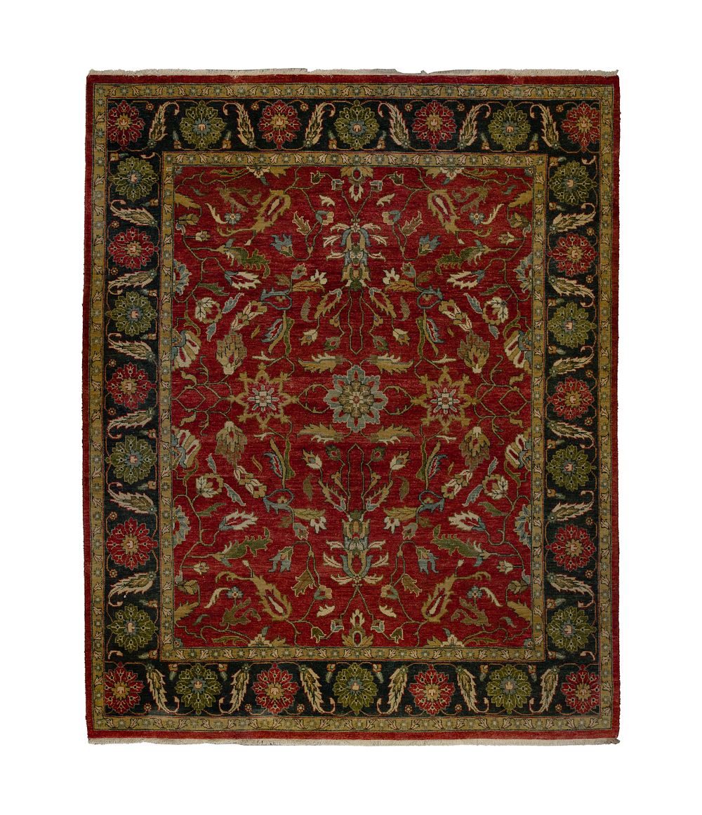 Lot 390: Persian Oushak Wool Rug