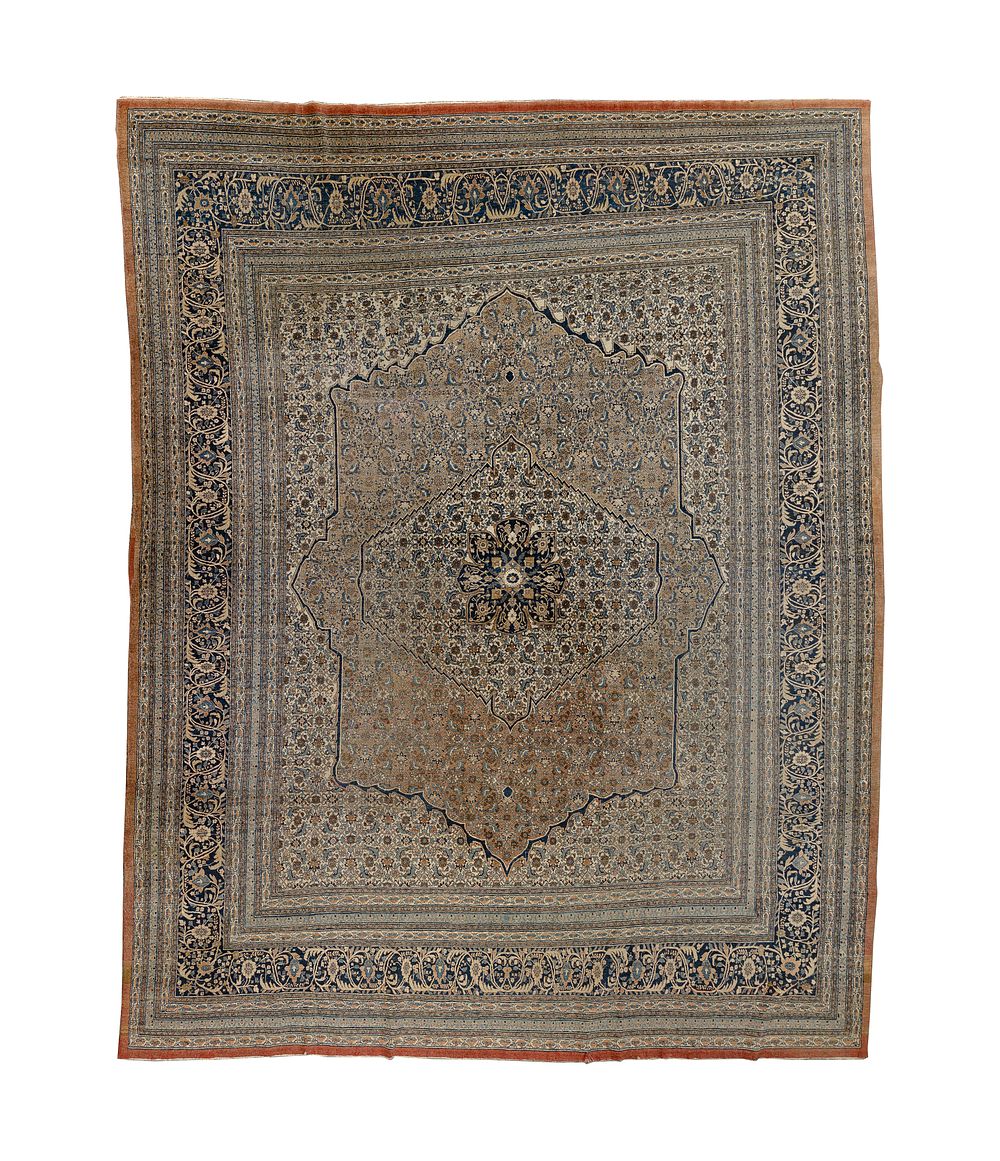 Lot 391: Persian Tabriz Style Wool Rug