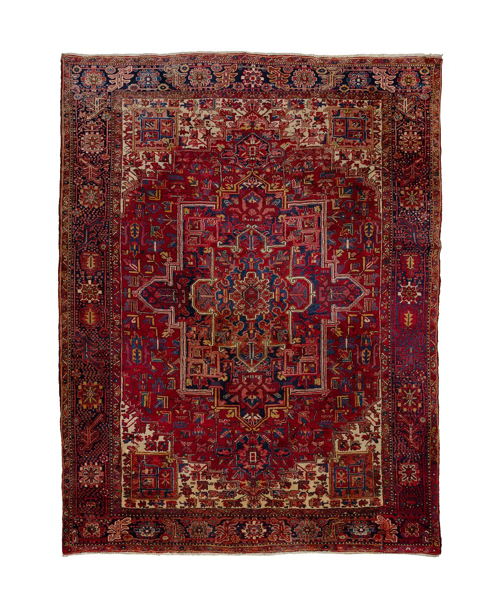 Lot 393: Persian Heriz Style Wool Rug