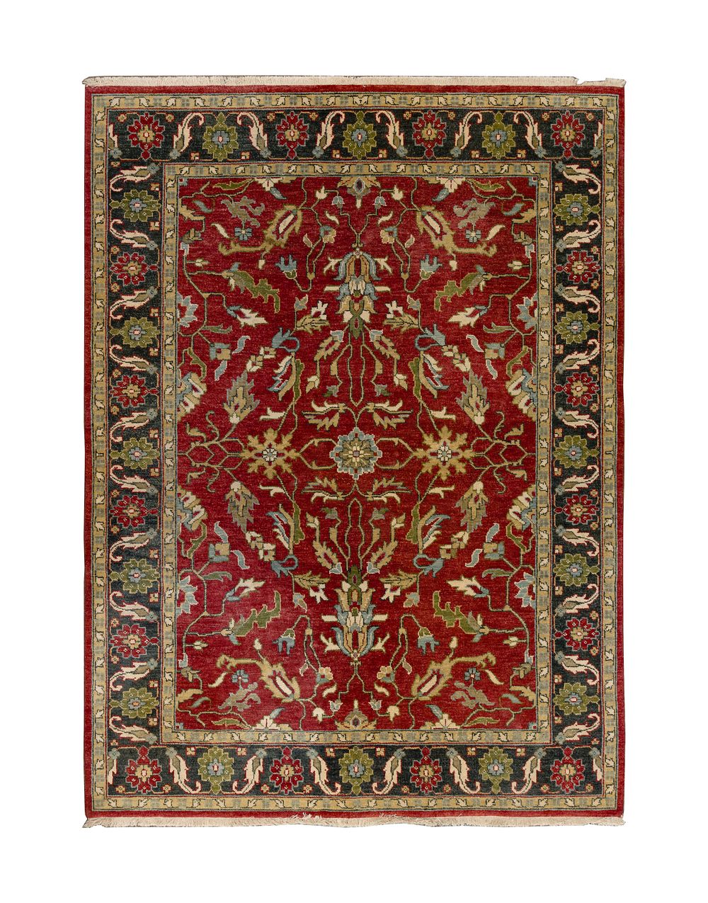 Lot 395: Persian Oushak Wool Rug
