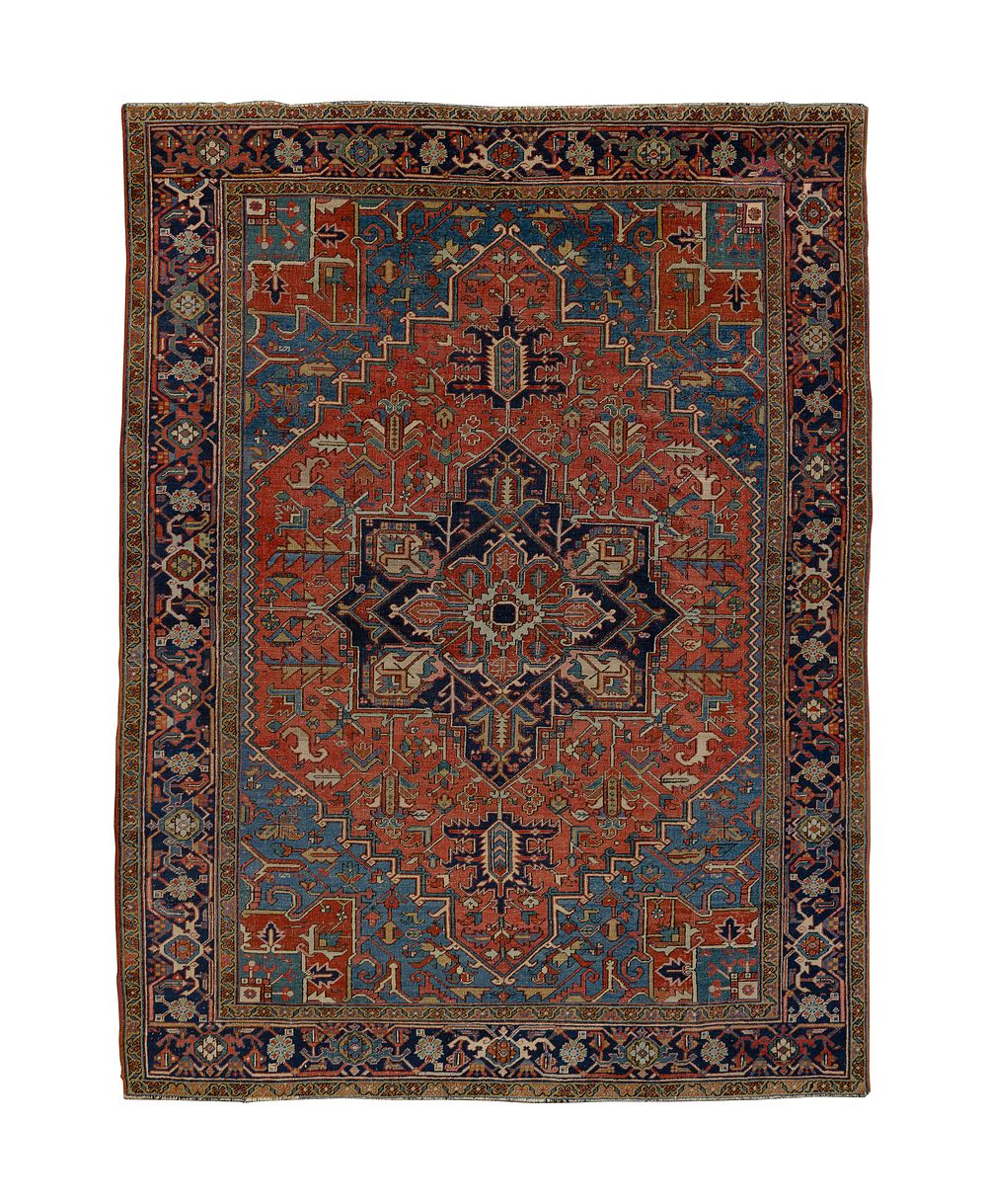 Lot 404: Persian Heriz Style Wool Rug