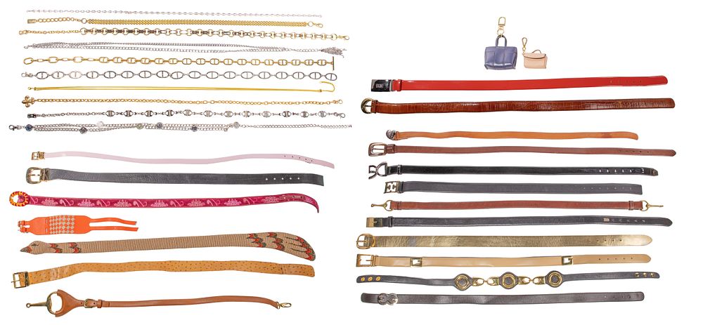 Lot 255: Designer Belt Assortment