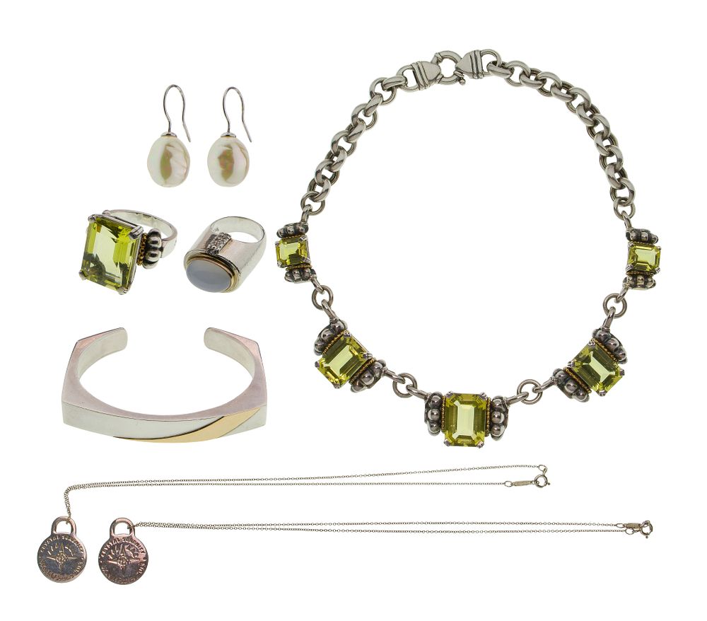 Lot 265: Designer Sterling Silver Jewelry Assortment