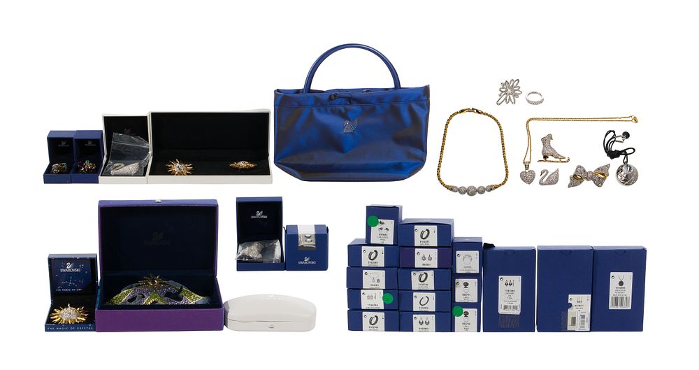 Lot 282: Swarovski Crystal Jewelry Assortment