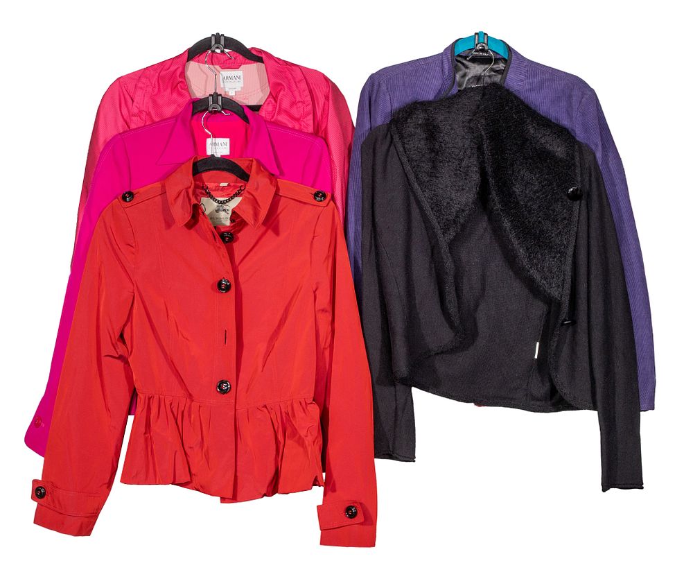 Lot 254: Armani, Burberry and Designer Clothing Assortment