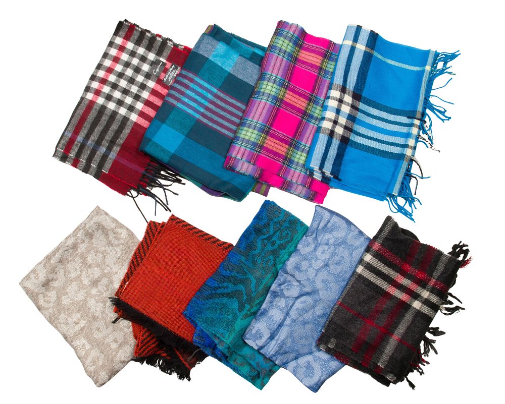 Lot 261: Designer Scarf Assortment