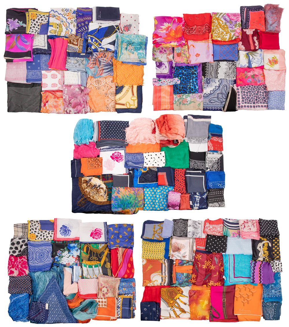 Lot 262: Designer Scarf Assortment