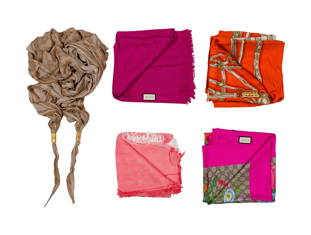 Lot 266: Gucci Scarf Assortment