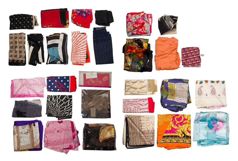Lot 272: Designer Scarf Assortment
