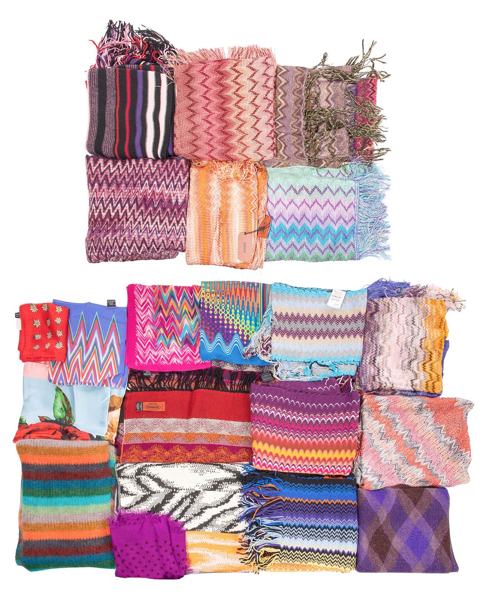 Lot 273: Missoni Designer Scarf Assortment