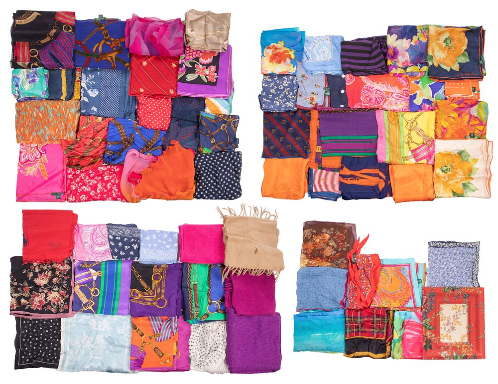 Lot 278: Ralph Lauren Designer Scarf Assortment