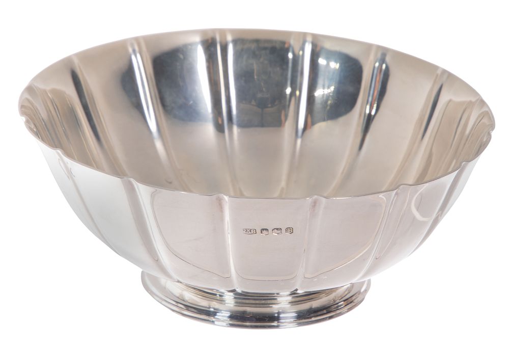Lot 347: English Sterling Silver Bowl
