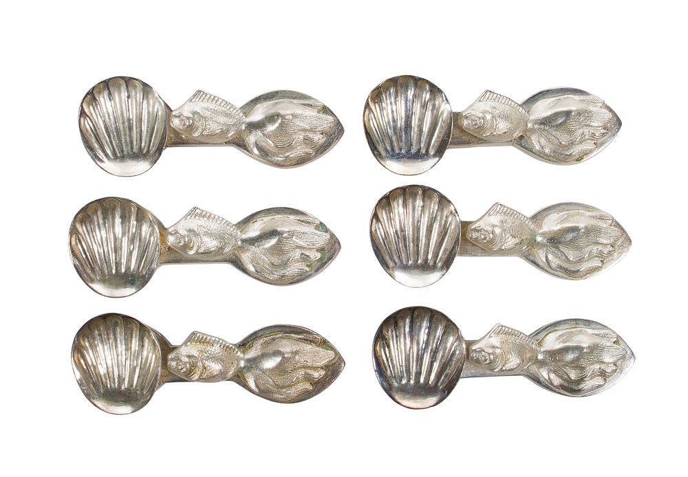 Lot 350: Silverplate Salt Cellars
