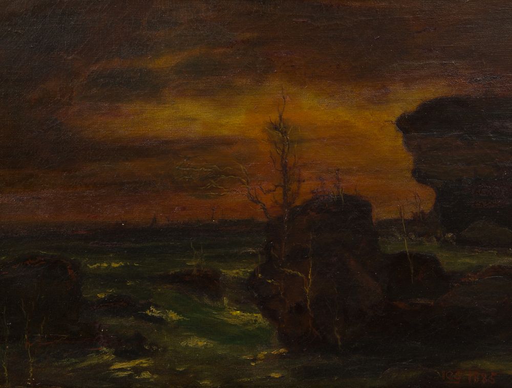 Lot 353: Unknown Artist (19th Century) Oil on Board