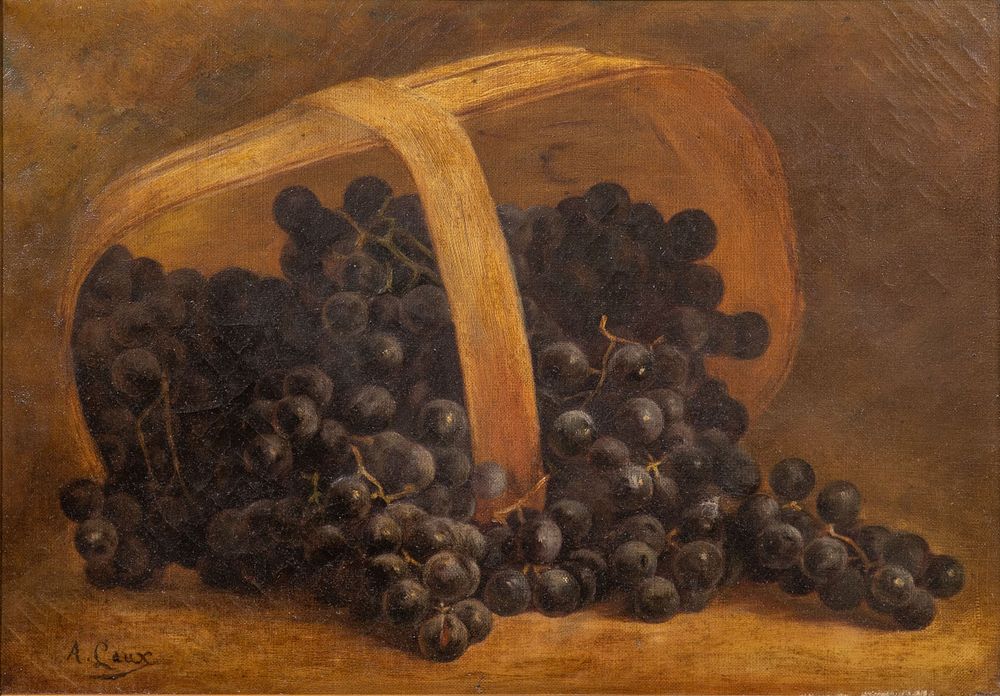 Lot 358: August Laux (American, 1853-1921) Oil on Canvas