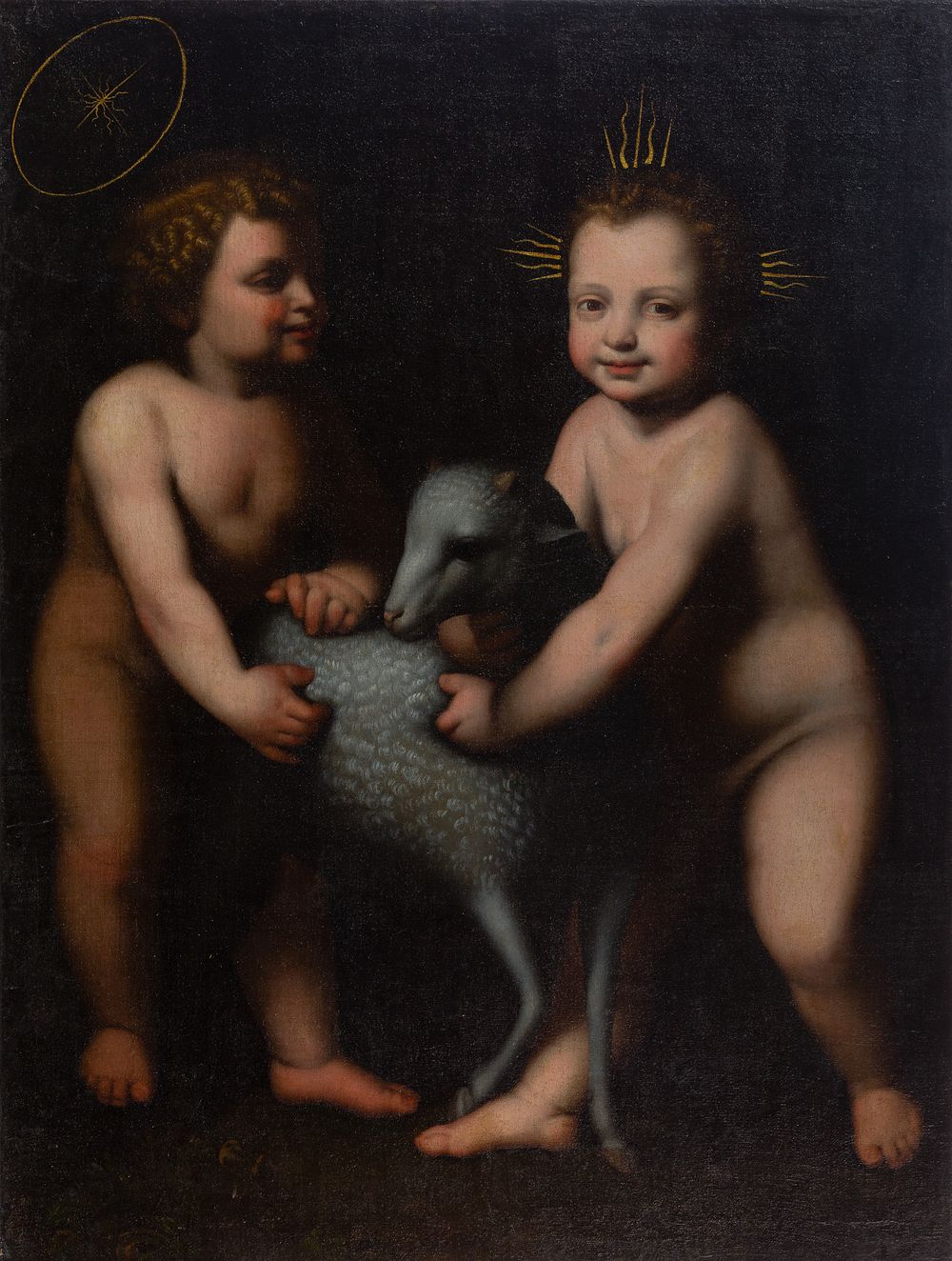 Lot 374: After Bernardino Luini (Italian, 1482-1532) Oil on Canvas