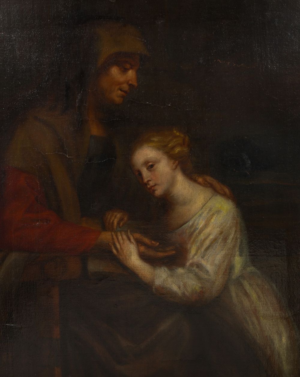 Lot 387: After Peter Paul Rubens (Belgium, 1577-1640) 'Maria and Anna' Oil on Canvas