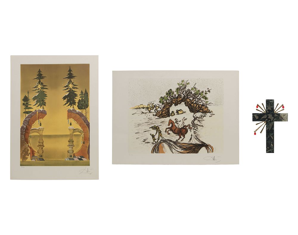 Lot 398: Salvador Dali (Spanish, 1904-1989) Signed Prints