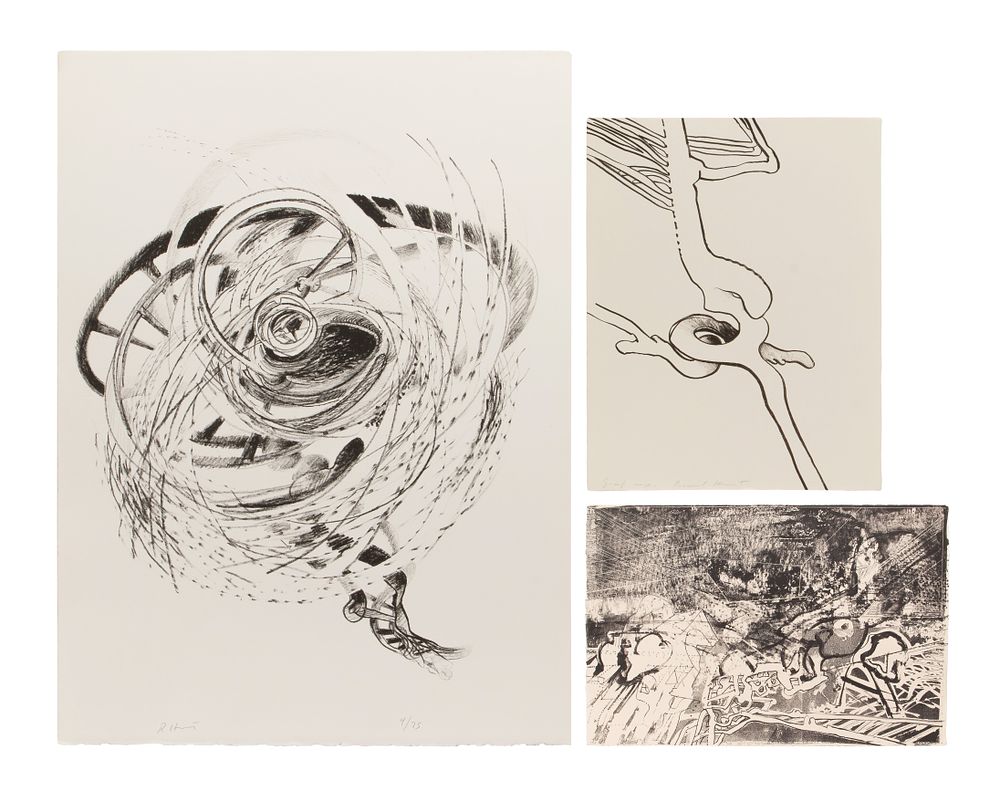 Lot 400: Richard Howard Hunt (American, 1935-2023) Lithograph Assortment