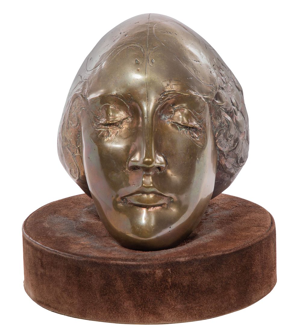 Lot 402: Frank Gallo (American, 1933-2019) 'The Dreamer' Bronze Sculpture