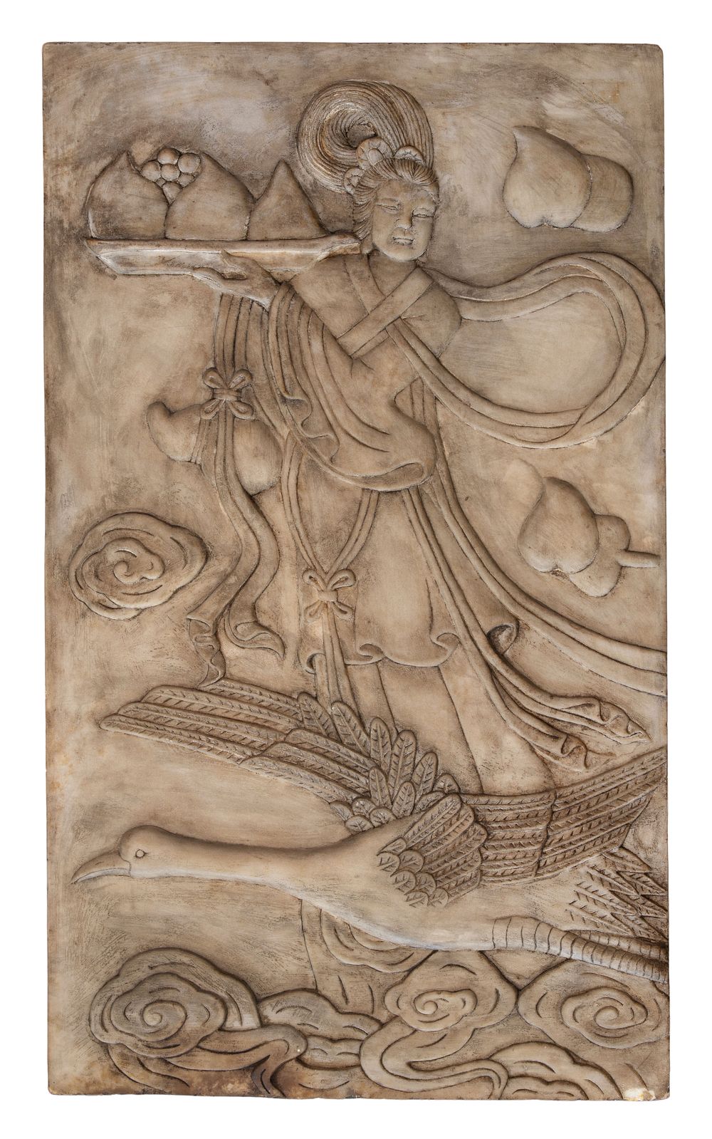 Lot 415: Asian Stone Relief Plaque
