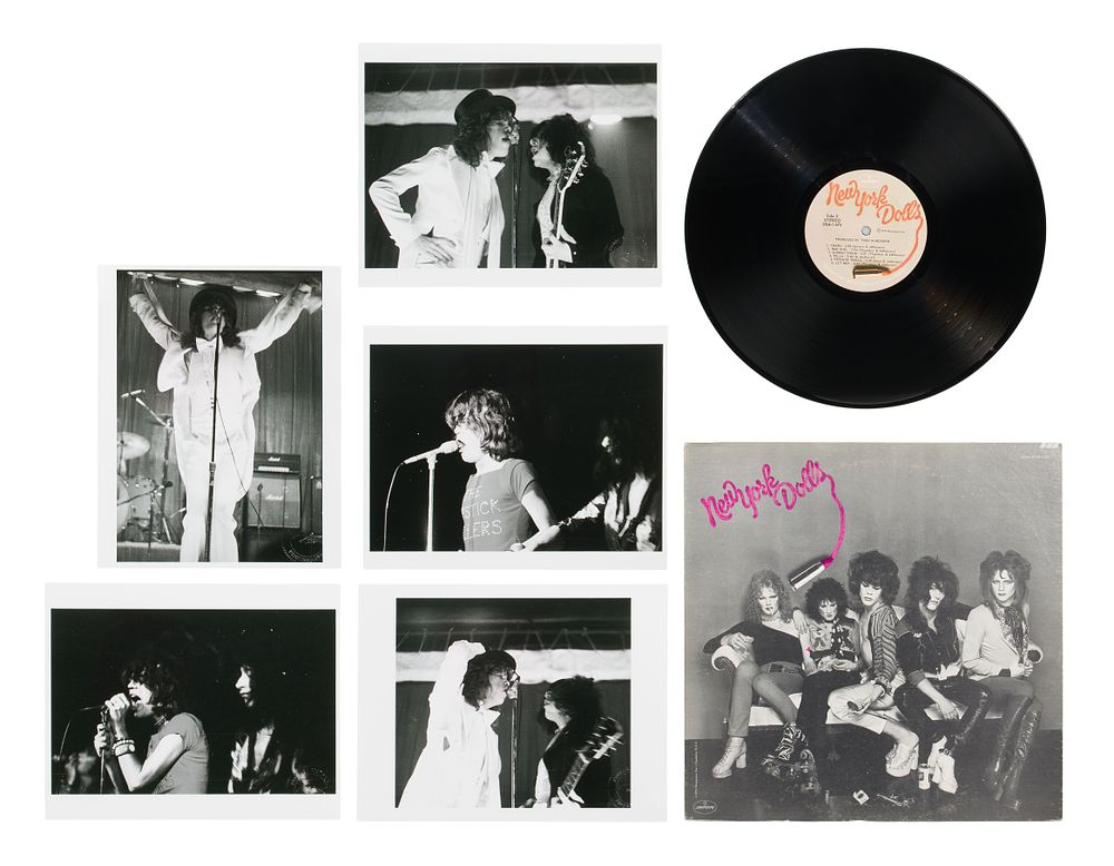 Lot 263: Robert Matheu (American, 1955-2018) New York Dolls Photograph Assortment