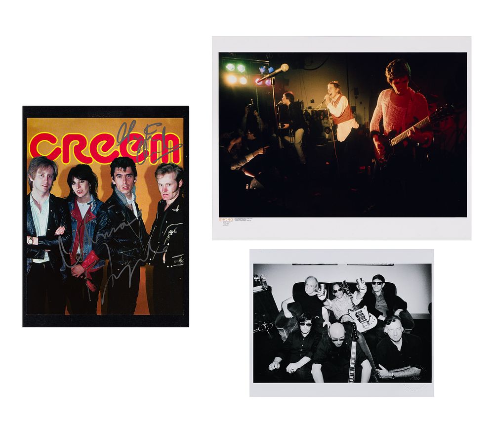 Lot 269: Robert Matheu (American, 1955-2018) Rock Ephemera Assortment