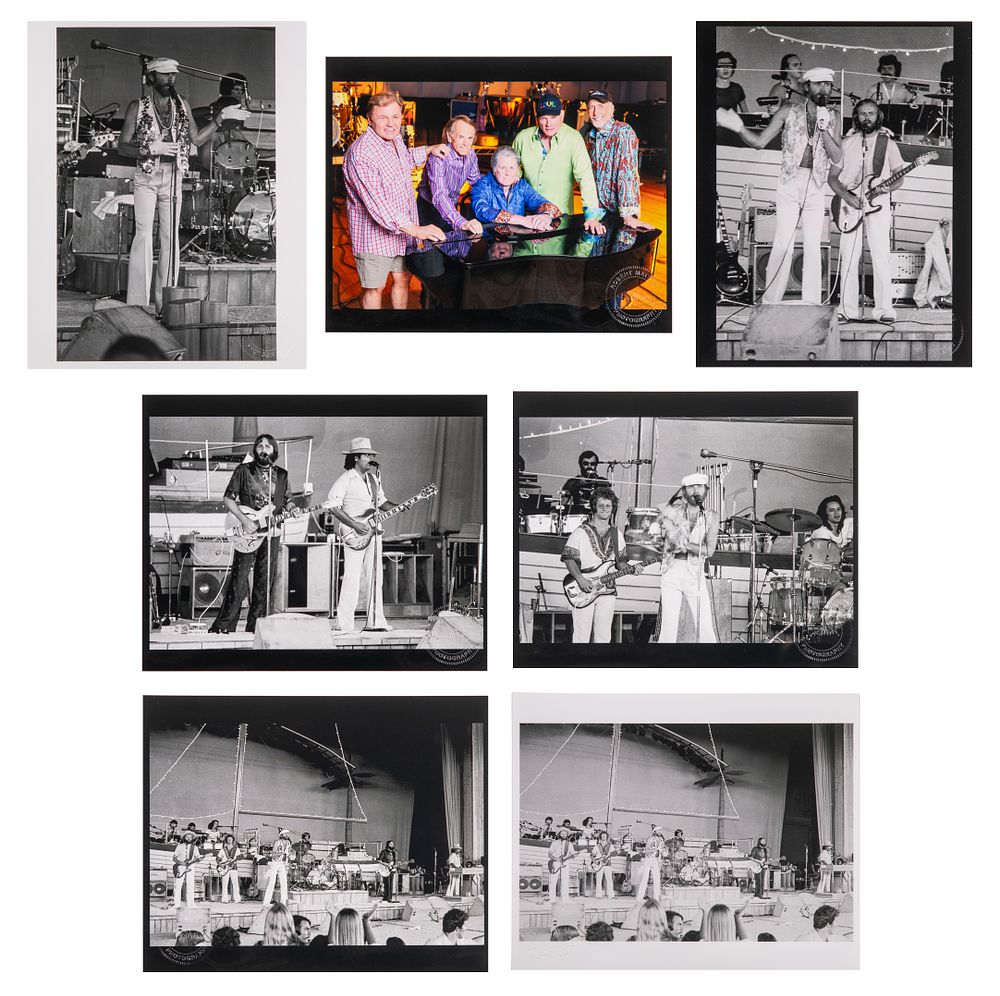 Lot 274: Robert Matheu (American, 1955-2018) Beach Boys Photograph Assortment