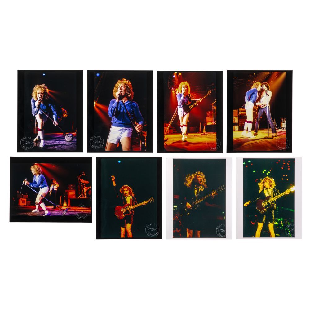 Lot 280: Robert Matheu (American, 1955-2018) AC/DC Photograph Assortment
