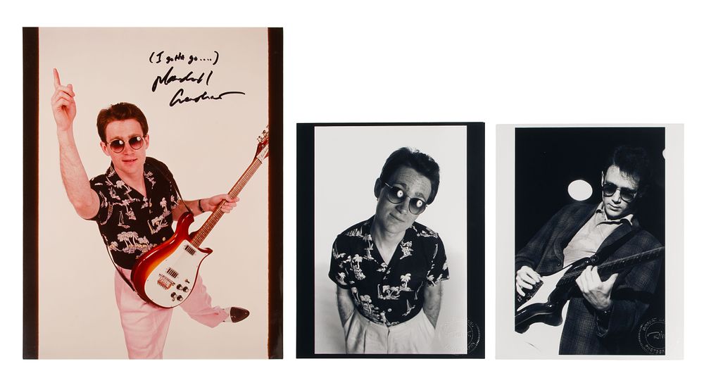 Lot 282: Robert Matheu (American, 1955-2018) Marshall Crenshaw Photograph Assortment
