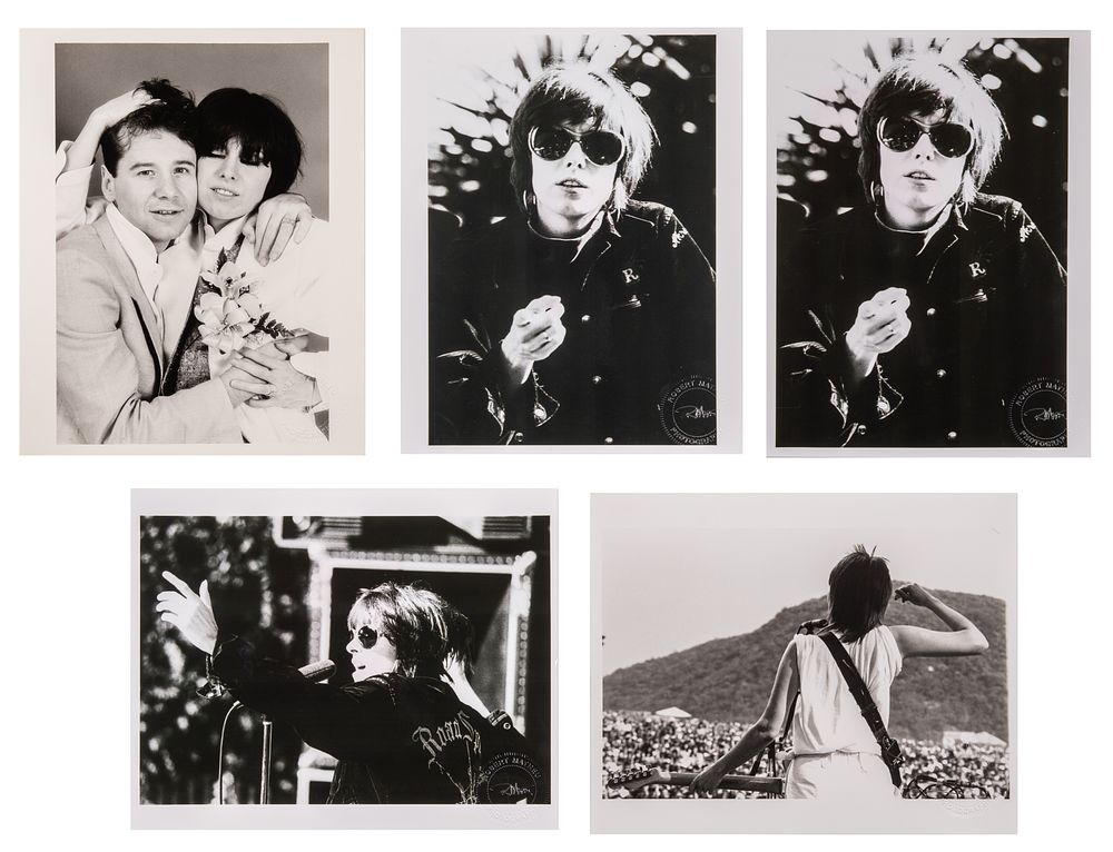 Lot 289: Robert Matheu (American, 1955-2018) Chrissie Hynde Photograph Assortment