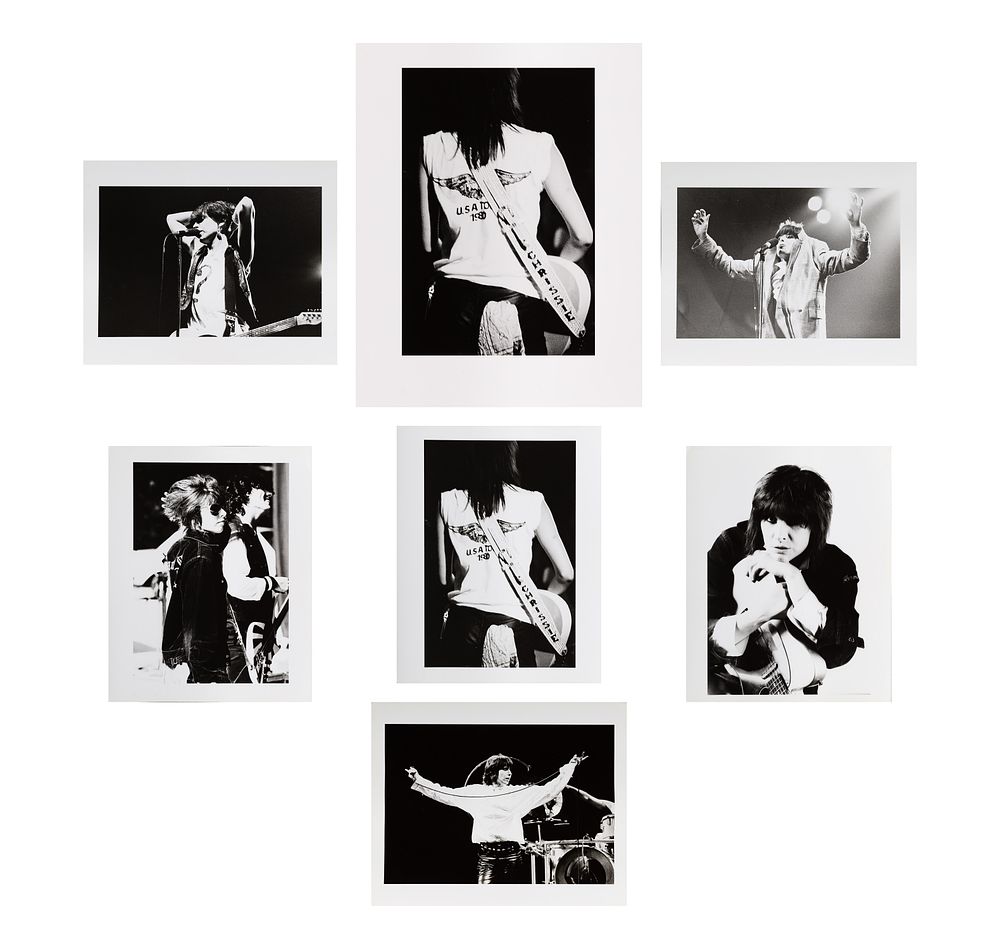 Lot 291: Robert Matheu (American, 1955-2018) Chrissie Hynde Photograph Assortment