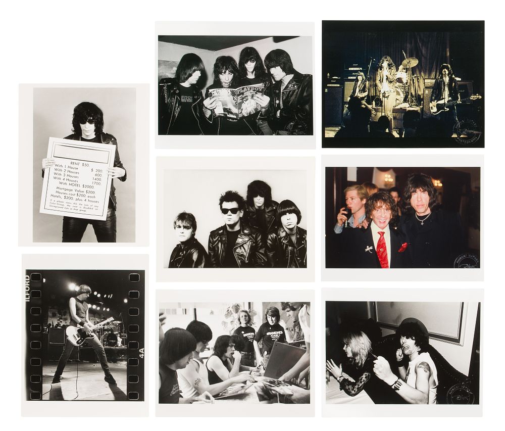 Lot 292: Robert Matheu (American, 1955-2018) The Ramones Photograph Assortment